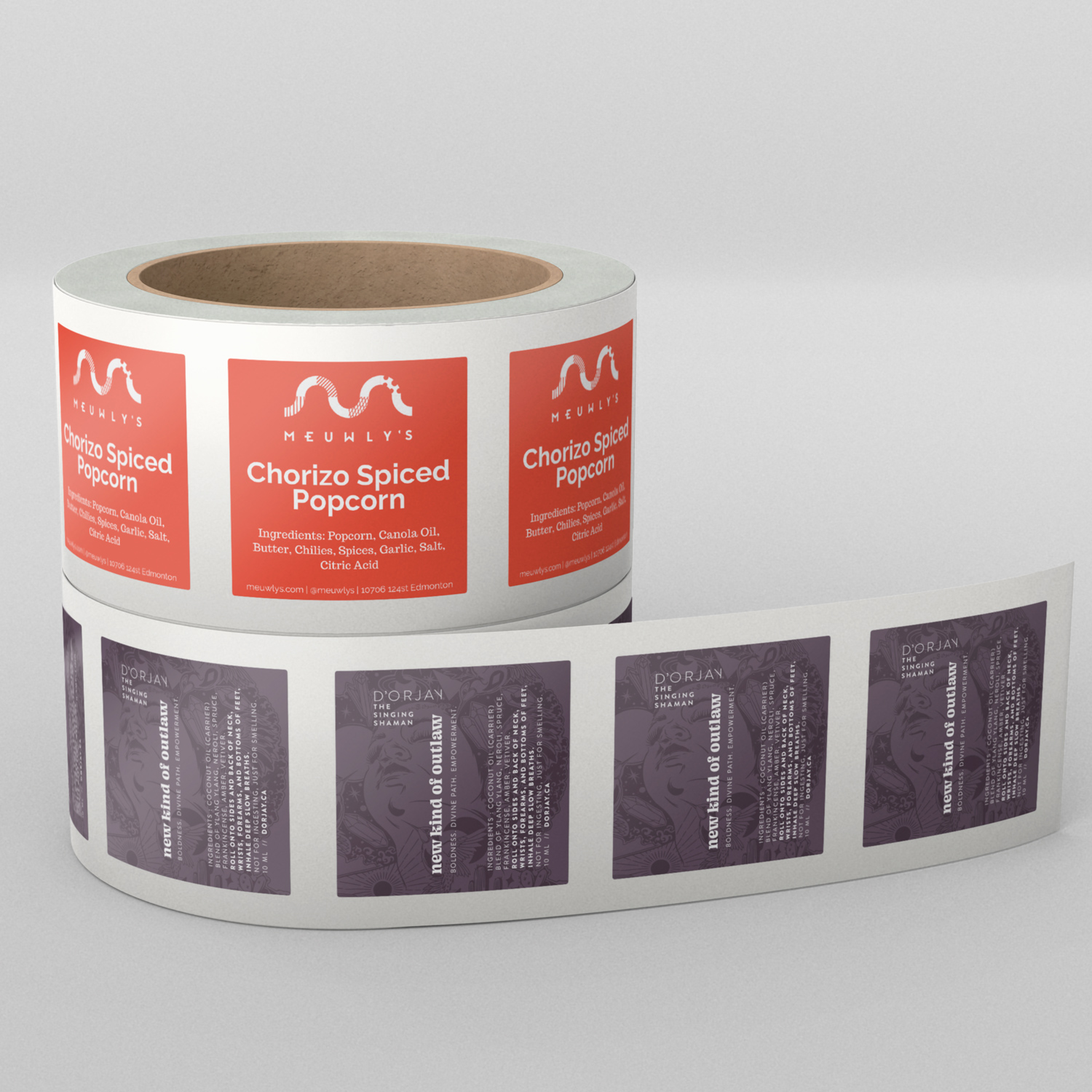 Roll Labels (BOPP & Paper)