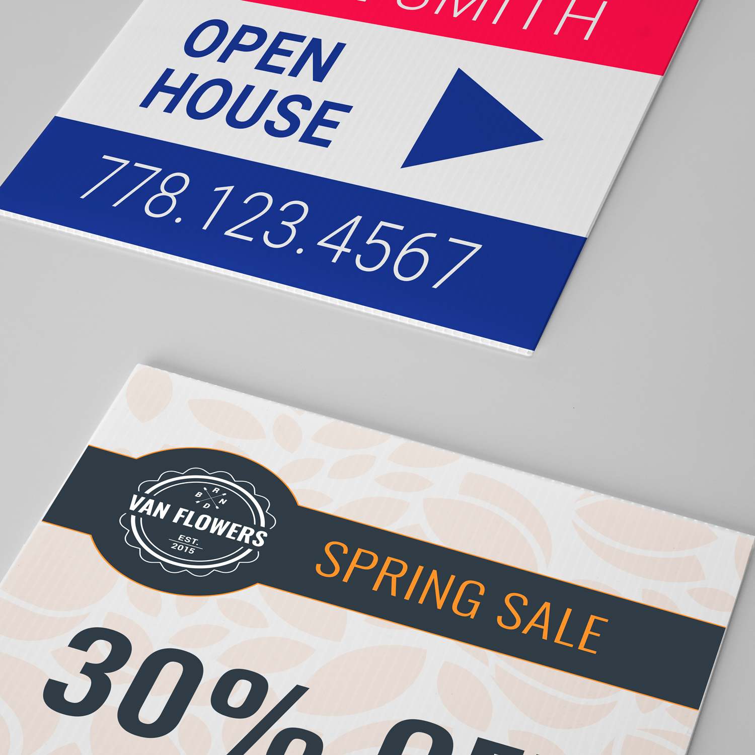 Coroplast Signs