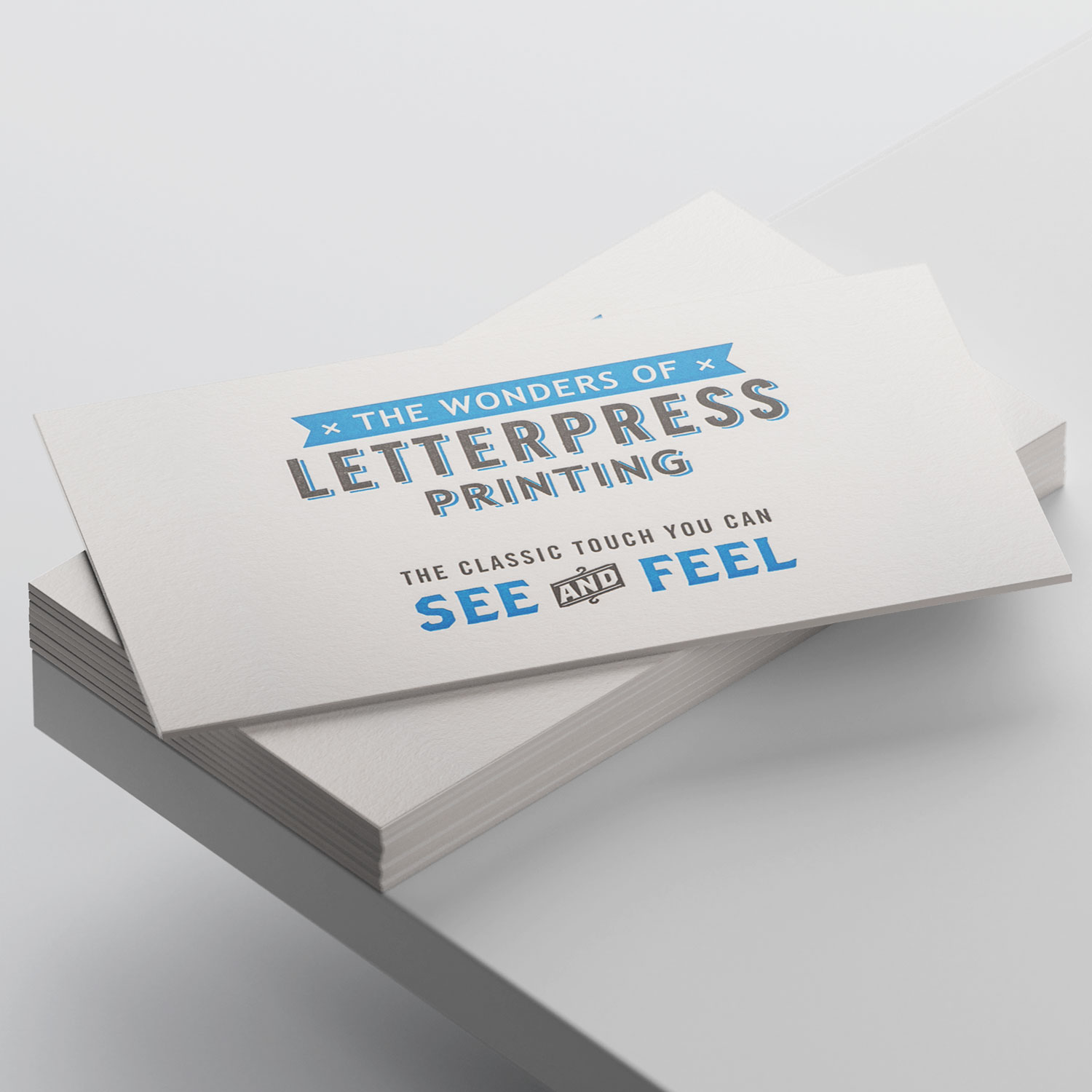 Cotton Letterpress Business Cards