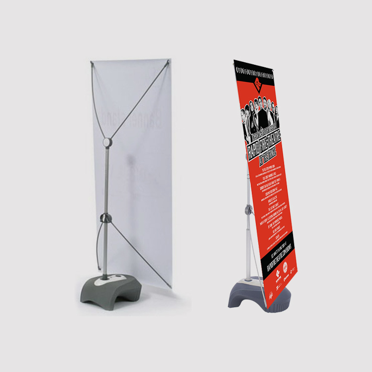 Outdoor X-Banner Stands