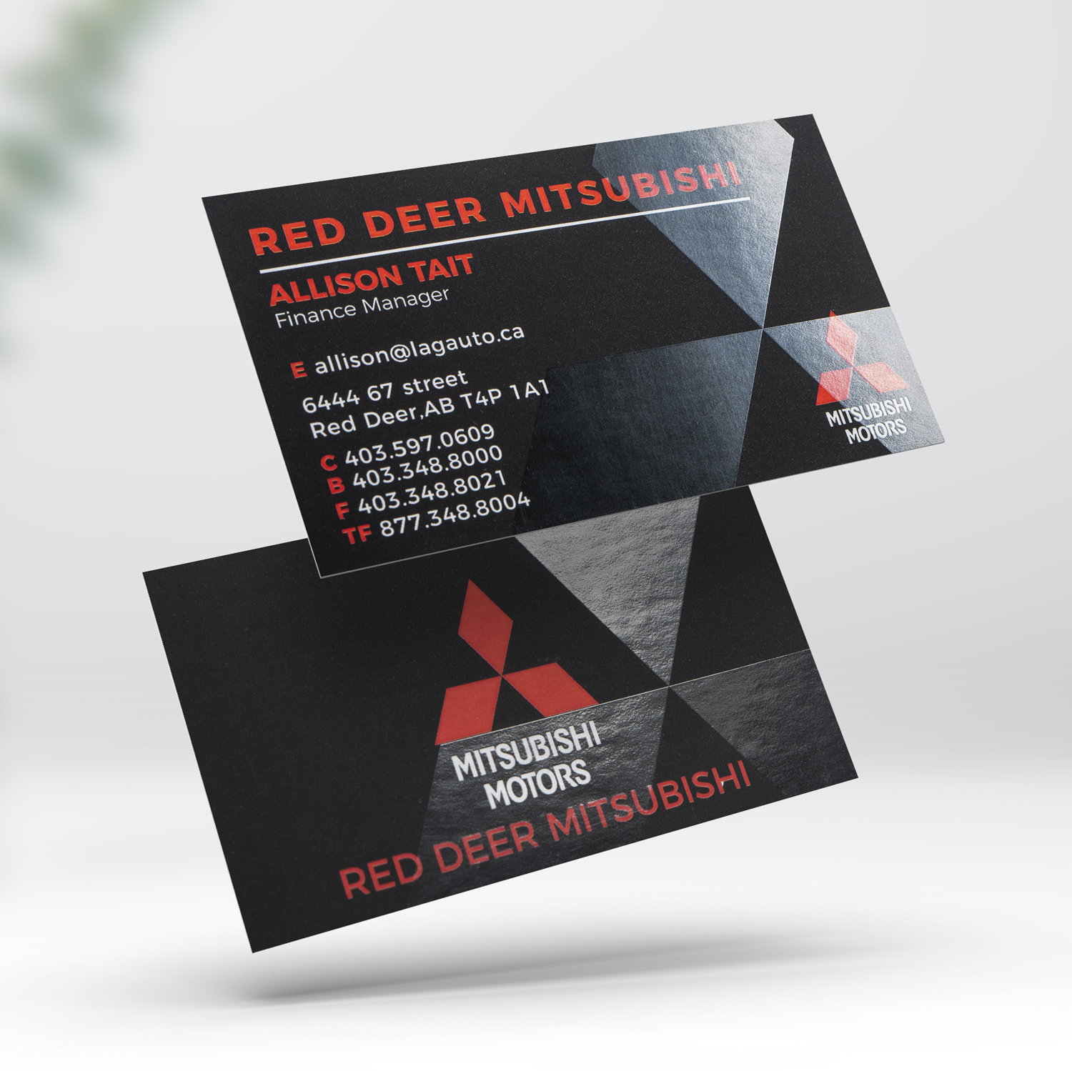 Spot UV Business Cards