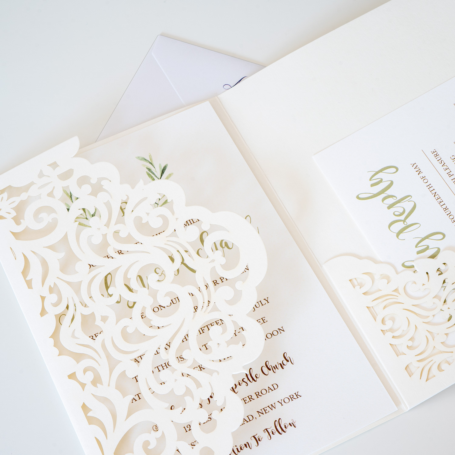 Elegant-Ivory-Tri-fold-Laser-Cut-Wedding-Invitation-Cards-2