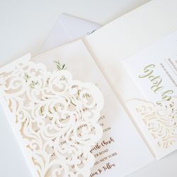 Elegant-Ivory-Tri-fold-Laser-Cut-Wedding-Invitation-Cards-2